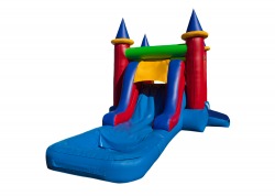 EZ Castle Wet or Dry nowm 1 479422826 Single Slide Castle Combo Wet