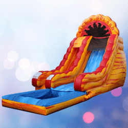 Water Slide Fire and Splash Volcano