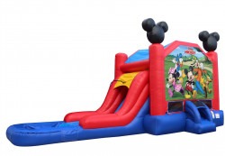 Mickey20and20friends20single20slide20bounce20house202 16559 1 Mickey and Friends Single Slide Combo Wet
