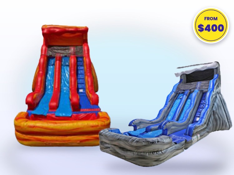 Water Slides & Water Combo Moon Bounces